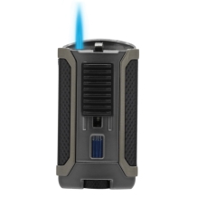 Apex single flame aansteker charcoal - Colibri
