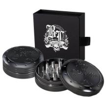 Deep Engraving Grinder 2-part - Black Leaf