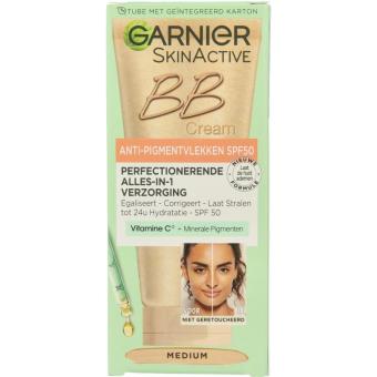 Garnier SkinActive BB Cream SPF 50 Anti-Pigmentvlekken 50ml.