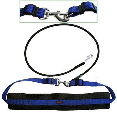 Jogging lijn elastisch BLAUW