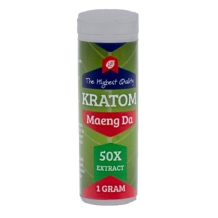 Kratom Maeng Da Red 50X extract - 1 gram