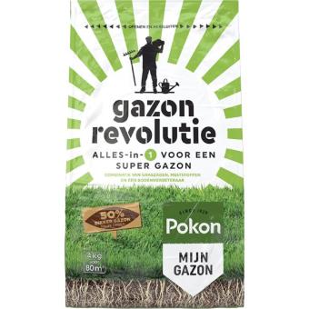 Pokon Gazon Revolutie 4 kilo.    Alles in 1 voor een super gazon.