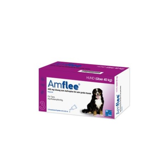 Amflee 402.  Zeer Grote hond, met Fipronil, ter bestrijding van vlooien en teken.