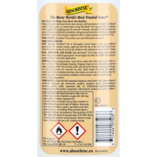 Absorbine Liniment Gel Embrocation 340gr. --- Effectieve verlichting van spierpijn en stijfheid bij je paard!