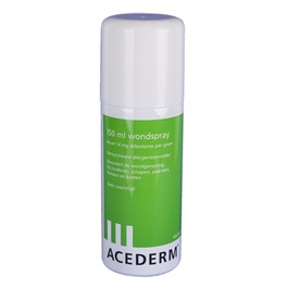 Acederm Care spray 150 ml. --- Blanke wondspray ter bevordering van wondgenezing en tegen littekenweefsel.