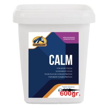 Cavalor Calm. --- Heeft een rustgevende, ontspannende werking op nerveuze (jonge) paarden.