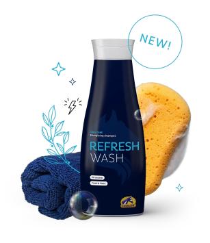 Cavalor Refresh Wash Horse 500ml. --- Shampoo a pH neutro con eucalipto per cavalli.