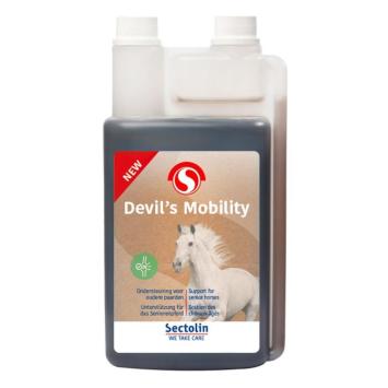 Sectolin Devil's Mobility 1ltr. --- Supports joint mobility in recreational horses and older horses.