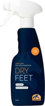 Cavalor Dry Feet 250ml. --- Makes the frog and sole of the hoof dry, with pre- and probiotics for proper microflora protection