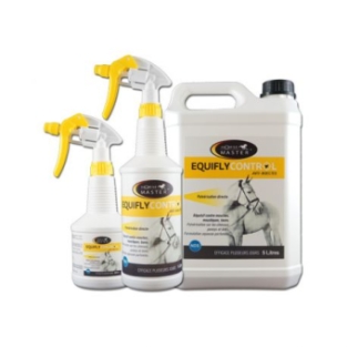 Horse Master Equifly Control -- Gebruiksklare formule die is ontworpen om bijtende insecten zoals vliegen, platvliegen, muggen, knutten en dazen af te weren.