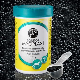Equitop Myoplast 1,5kg. -- Für mehr Muskulatur, bei Muskel- und Rückenschmerzen. Dopingfrei!