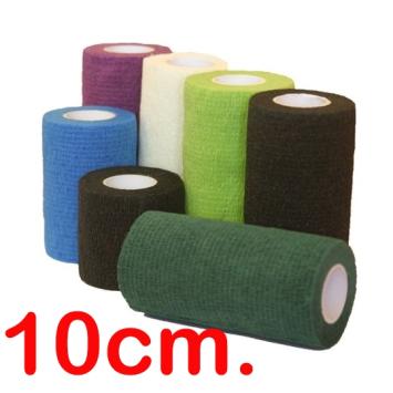 Horse Master Flex'On 10cm. -- Sterke, zelf hechtende, waterafstotende en rekbare bandage.