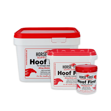 Horse First Hoof First. --- Combats problems such as thin soles, cracked, broken or weak hooves