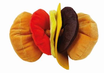 Nobby Pluche Kaasburger Classic 15cm.