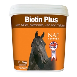 NAF Biotine Plus -- Hoogwaardige ingrediënten, rijk aan methionine, MSM, zink en calcium