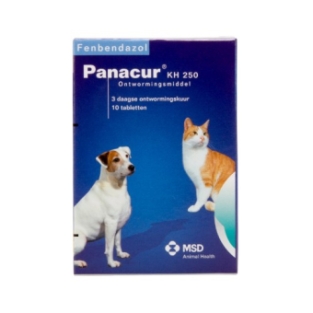 Panacur Hond en Kat Ontwormingsmiddel --- Breed werkend ontwormingsmiddel voor honden en katten, In pasta of pil vorm.
