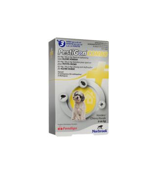 Norbrook Pestigon Combo Hond Spot-On. --- Tegen luizen, vlooien en teken op honden. Met Fipronil.