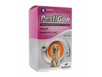 Norbrook Pestigon Spot-On Hond. --- Ter bestrijding van vlooien en teken op honden. met Fipronil.