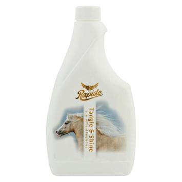 Rapide Tangle & Shine. --- Haalt de klitten uit de manen en staart van jouw paard of pony en geeft glans.