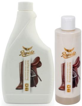 Rapide Leather Dressing. --- Keeps leather supple, water-repellent and prolongs its life, without chemical additives.