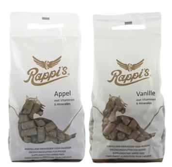 Rapide Rappi's 1kg. --- Lekkere beloning voor paarden, in appel en vanille.