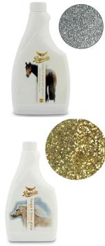 Rapide Tangle & Shine Glitters 500ml. --- Anti tangle and shine spray with subtle glitters in gold or silver.
