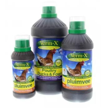 Verm-X Pluimvee VLOEIBAAR. Natuurlijke ontwormer voor pluimvee, eenden en hoenderen.